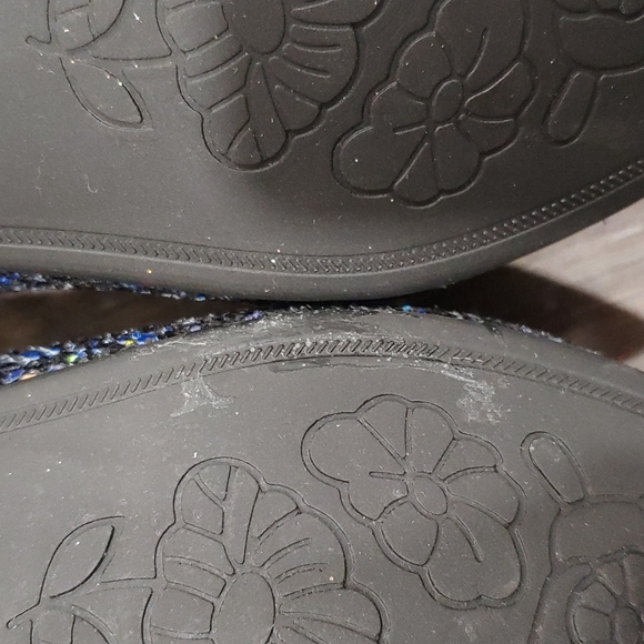 Sparkly Black Flats Size 1 - Picture 5 of 5